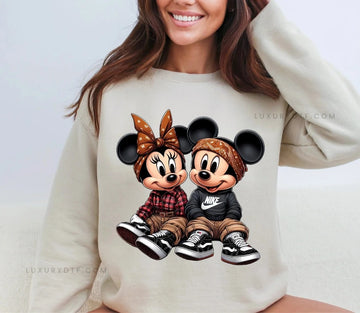 Mickey & Minnie Sitting Together Sweater – Cozy & Cute Disney Pullover