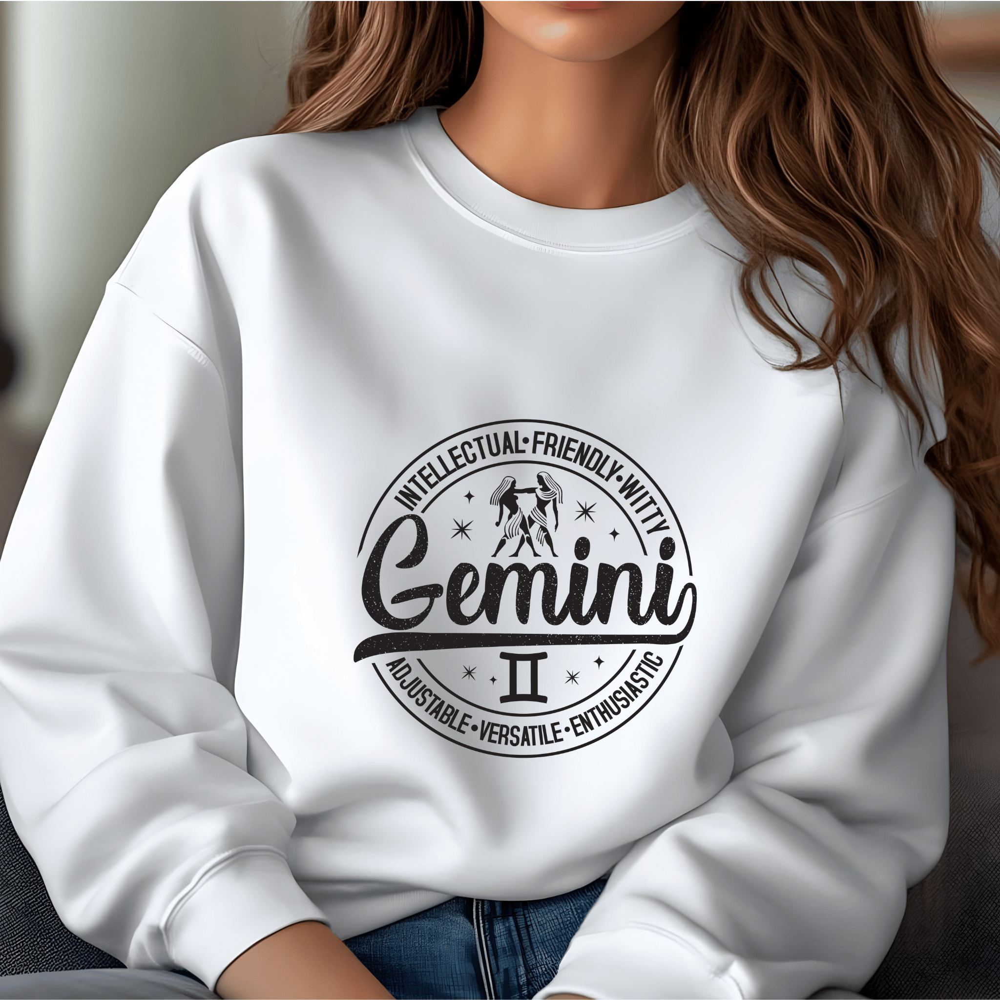 ♊ Gemini Sweater – Fun & Versatile Astrology Sweatshirt