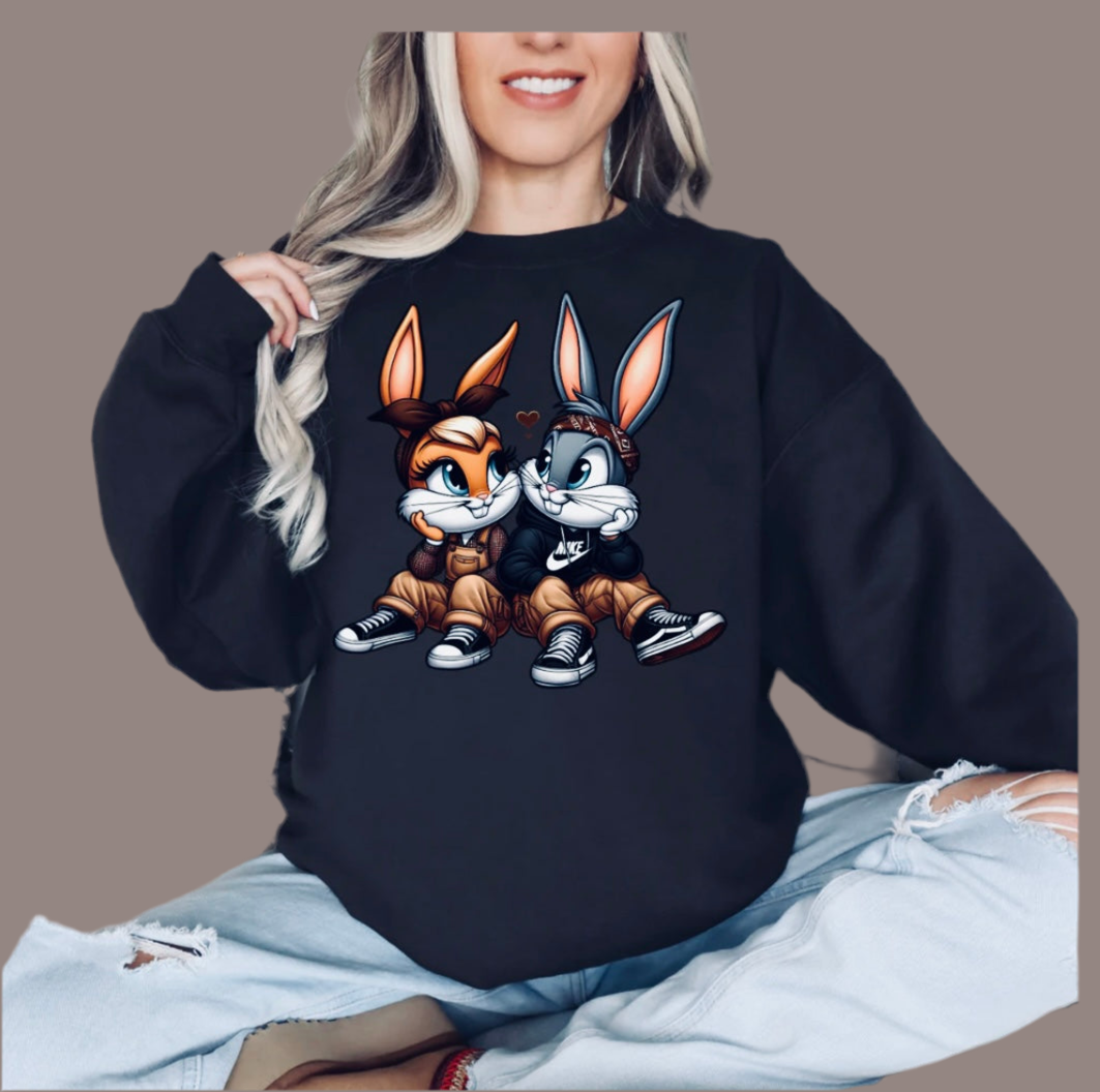Bugs Bunny & His Bunny Sweatshirt – Cute & Cozy Cartoon-Inspired Sweater (S-XXL)