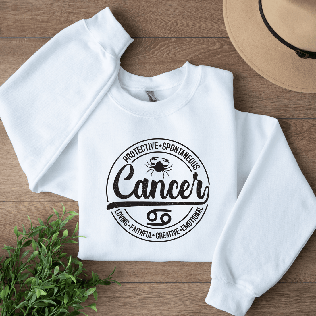 ♋ Cancer Sweater – Soft & Comforting Zodiac Sweatshirt