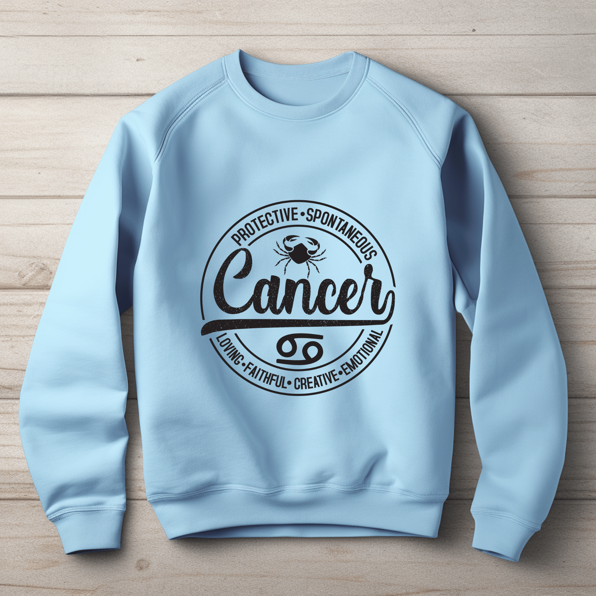 ♋ Cancer Sweater – Soft & Comforting Zodiac Sweatshirt