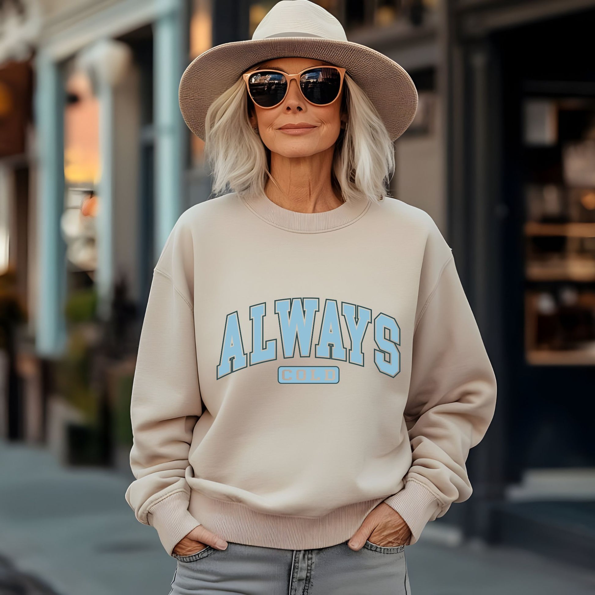 Sand Always Cold Sweater by XNOBIX – Cozy and stylish sweater for those who love warmth and comfort, perfect for everyday wear.