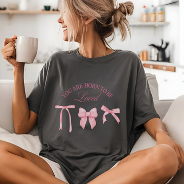 Women's Coquette Bow T-Shirt – Trendy Pastel Girly Tee