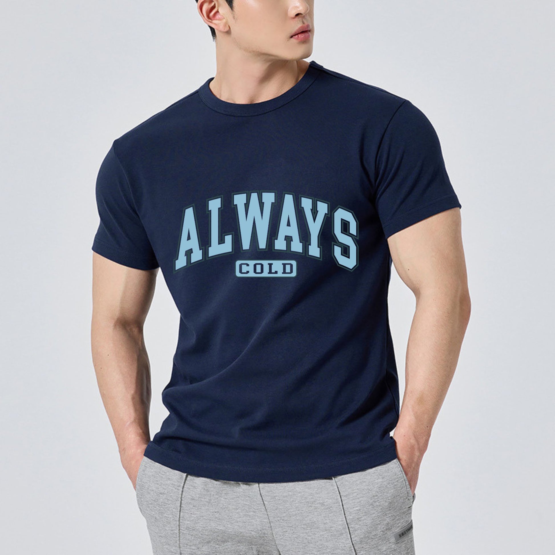 Cool Vibes Cotton-Spandex T-Shirt for Everyday Wear