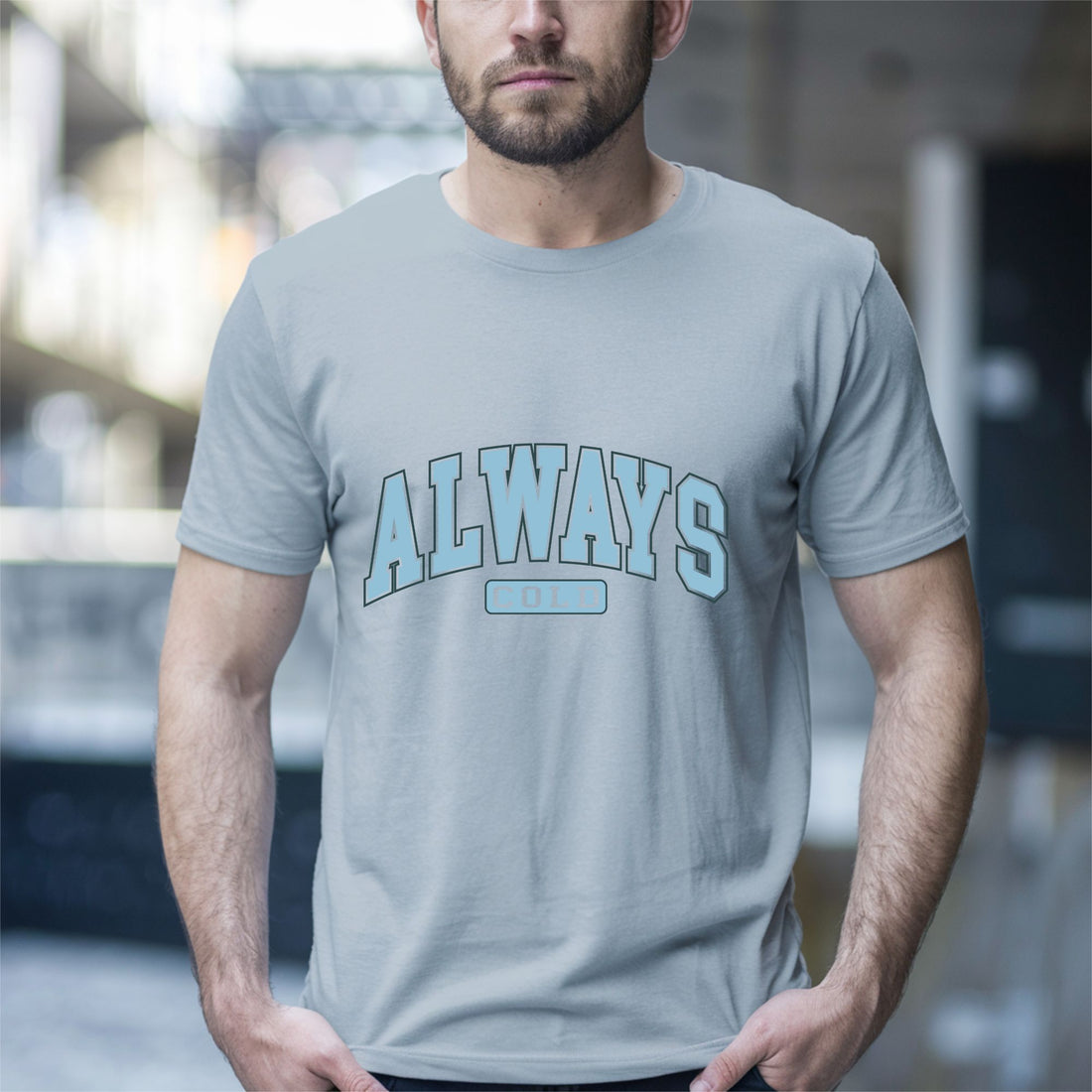 "Always Cold Men’s Graphic T-Shirt – Casual and Stylish Design