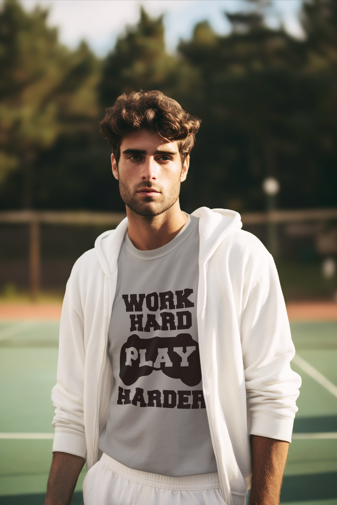 Work Hard, Play Harder Tee black - T- Shirt