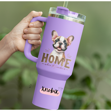 Dog Mom Mothers Day Birthday Christmas Dog Lover Gifts for Women, 40 oz Dog Mom Cup Tumbler with Handle Lid and Straw oz Stainless Steel Dog Breed Tumbler – Insulated & Stylish – Multiple Colors
