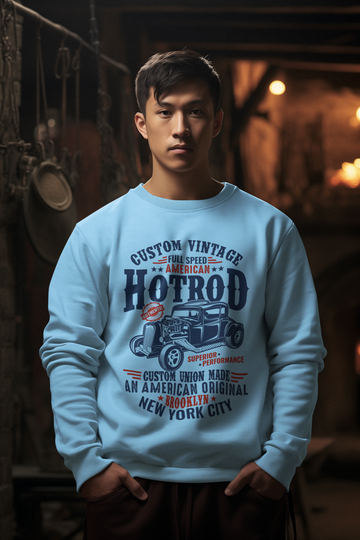 Men's Cotton Blend Sweater with Modern Design | Xnobix