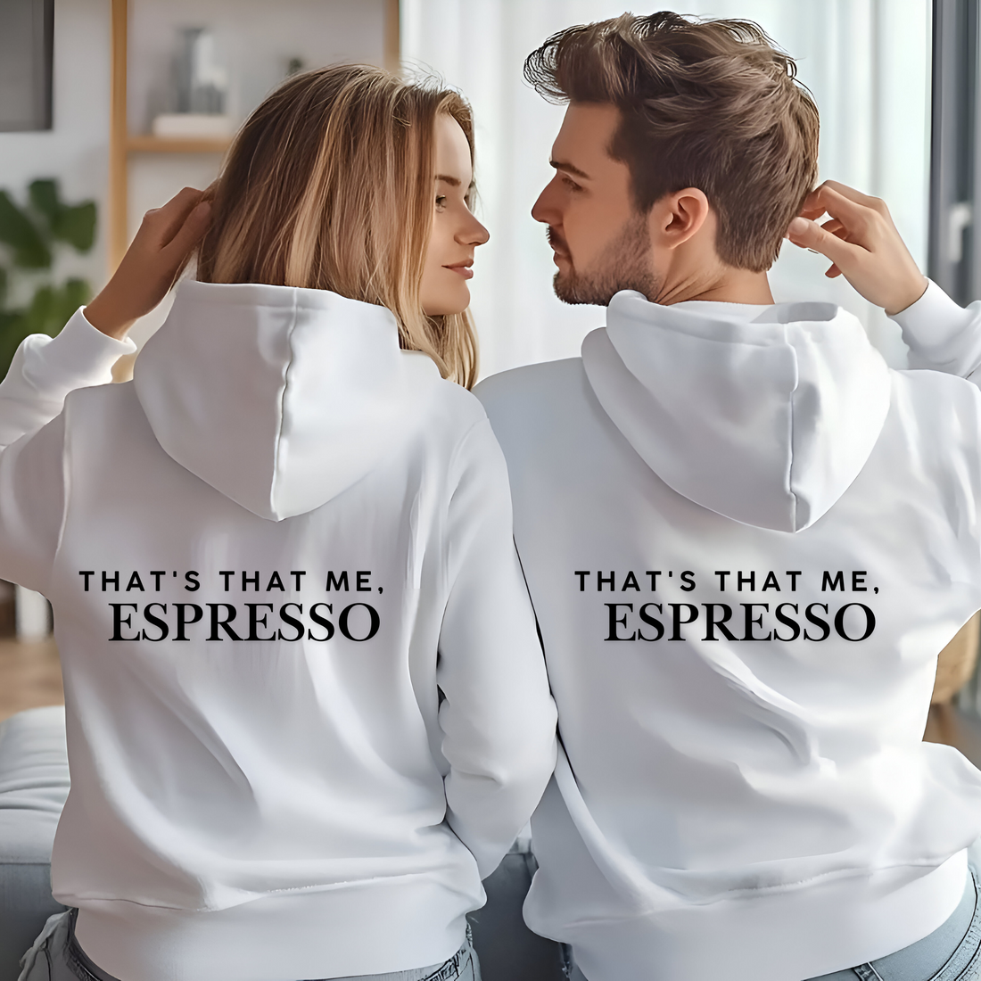 That’s That Me, Espresso Sweater by XNOBIX – Trendy and cozy brown sweater with a fun coffee-inspired message, perfect for casual style.